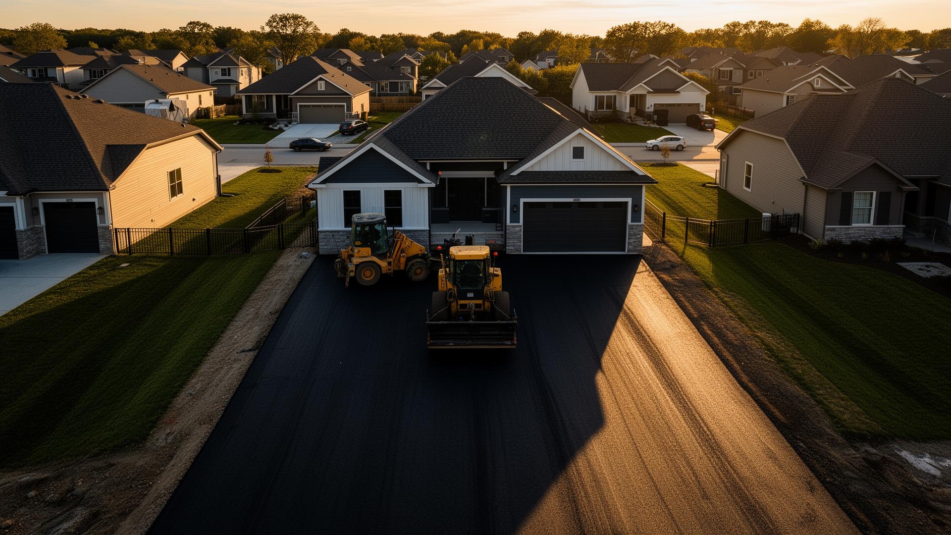 Professional asphalt paving in Milwaukee